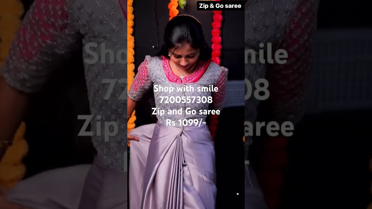 WhatsApp 7200557308/zip and go saree/shop with smile/Reselling/readymade saree
