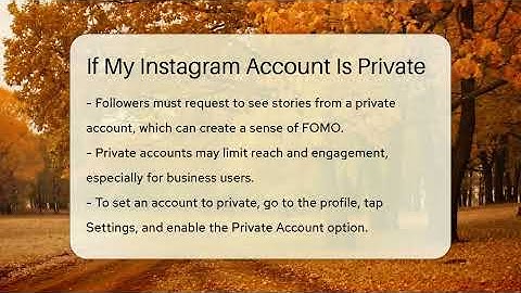If My Instagram Account Is Private - Everyday-Networking