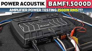 Power Acoustik BAMF1-5000D - Power Testing!!!! by Quality Mobile Video 12,573 views 2 years ago 4 minutes, 15 seconds
