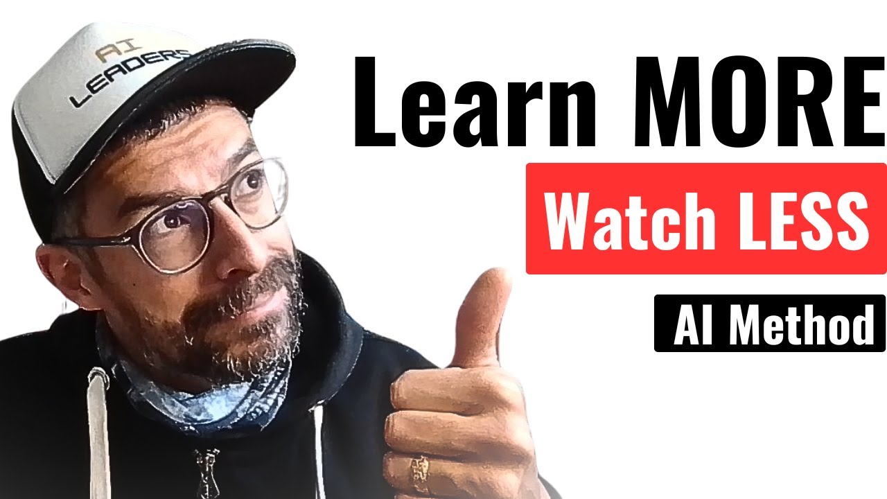 Less Youtube Time Learn 10X More from YouTube in 90% Less Time (AI Method) - YouTube