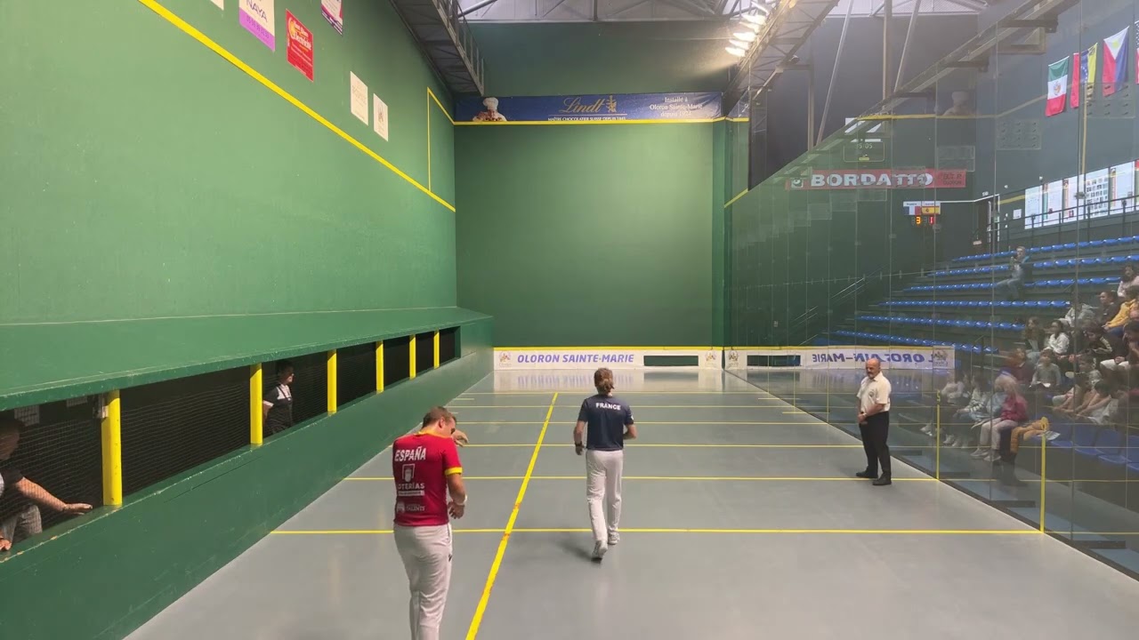 Championnat d’Europe Trinquet 1° Demi Finale Main Nue Individuel 720p 30fps H264 192kbit AAC