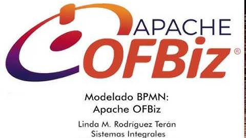 Modelado BPMN: Apache OFBiz
