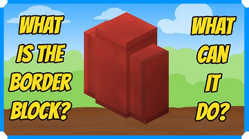 What Is The Border Block & What Can It Do? [Minecraft Bedrock Edition]