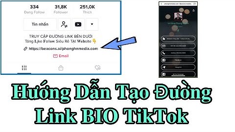 Hướng Dẫn Tạo Và Gắn Link Bio Lên Tik Tok Cực Dễ | Bio Insta | PHERRY