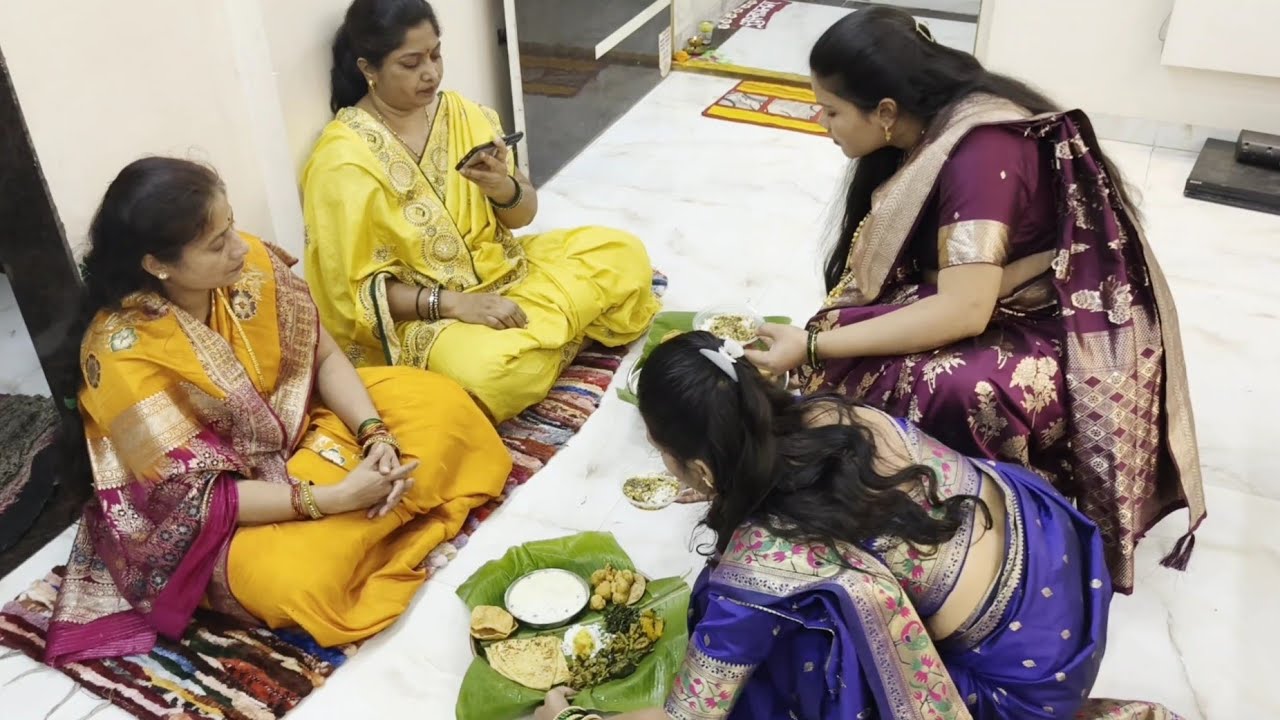 महालक्ष्मी साठी महानैवेद्य महाआरती आणि तिचा पाहुणचार🥰 सुवासिनी जेवण😋