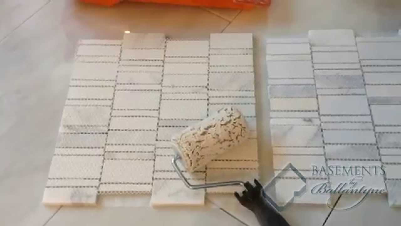 Mosaic tiles falling off backing? Heres how to install Mosaic in a high ...