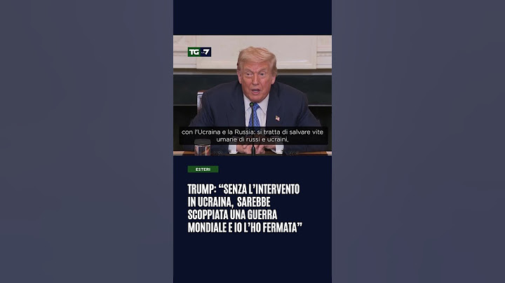 Trump: “Senza l’intervento in Ucraina, sarebbe scoppiata una guerra mondiale e io l’ho fermata”
