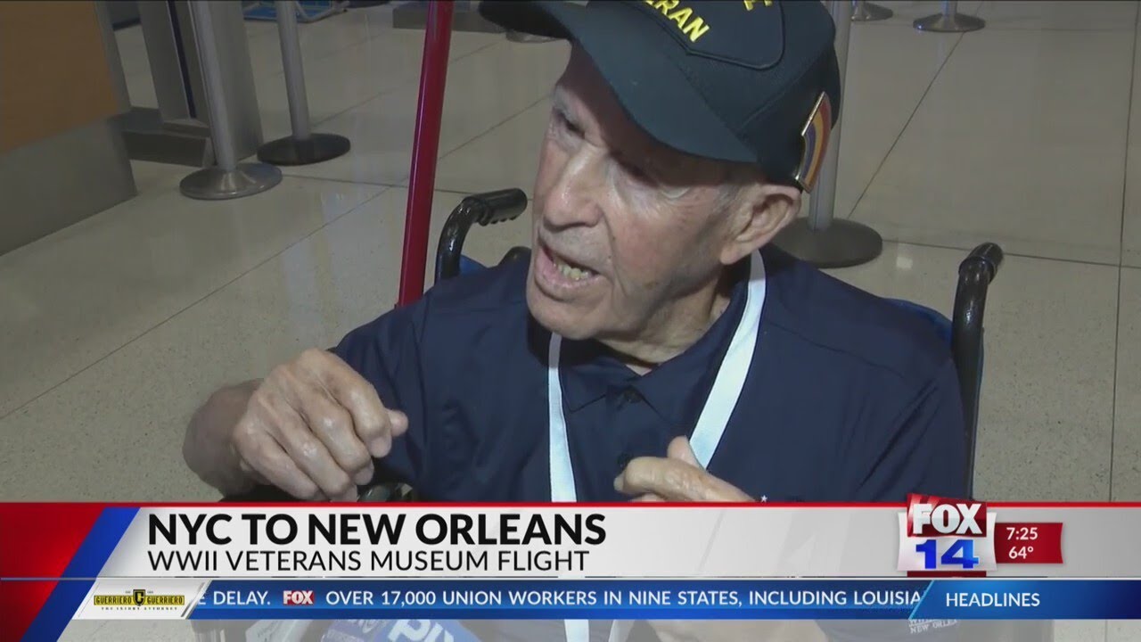 Fox 14 Your Morning News: World War II Veterans take a trip to NOLA ...