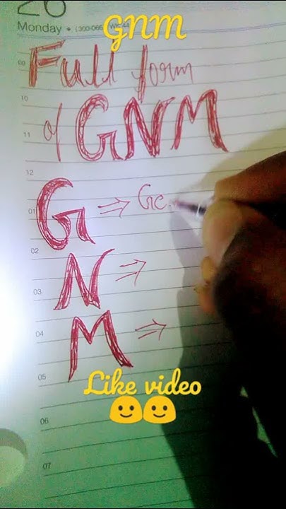 GNM full Form YouTube gnm-full-form-youtube
