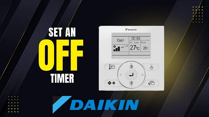 Set an OFF Timer on Daikin BRC1E62 Wall Controller | Step-by-Step Guide