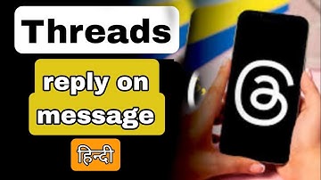 how to reply on threads message