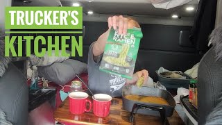 Cooking in a SEMI | homemade Ramen Noodles | EASY MEAL