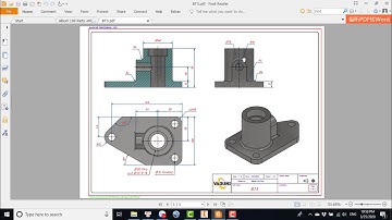 [#VADUNI] - Hướng dẫn tự học INVENTOR miễn phí - Bài tập Vẽ Inventor số 3