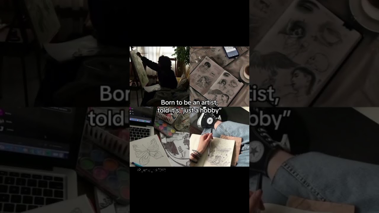 Born to be an artist,told it's just a hobby🥹❤️‍🩹