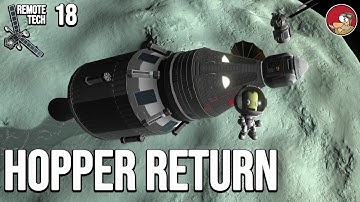 Returning from Minmus with tons of science - KSP 2025 Gameplay