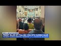 Priest killed by falling crucifix during live streamed Mass in Ecuador
