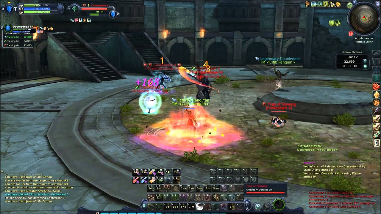 Yan/Doubledeez vs Yuh/Joeasskicker vs Randoms (Arena of Harmony)