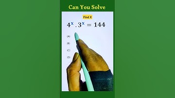 Can you solve this nice exponent math problem , find the value of X #shorts #maths #exponents