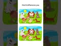 find 6 difference you ⁉️ #shortvideo #puzzle #findthedifference #youtuber #reelscreator