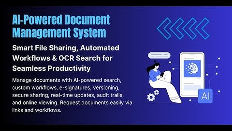 EasyDocMgt – AI-Powered Document Management with File Sharing, Workflow, OCR with Source Code at $69