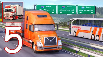 Euro Truck Driving Simulator 3D‏ Gameplay Walkthrough - Part 5 (Android,IOS)