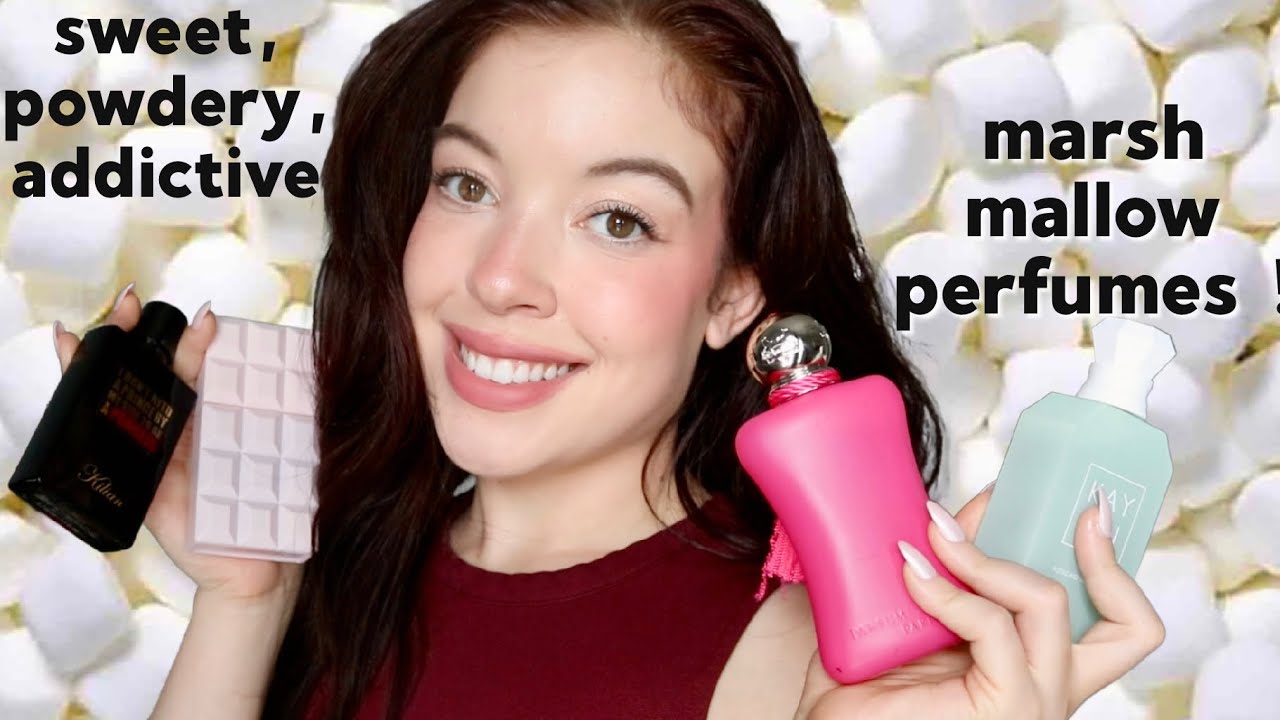 10 SWEET POWDERY MARSHMALLOW PERFUMES Smell Edible ! YouTube