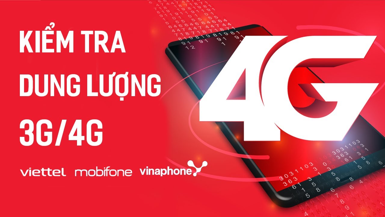KIỂM TRA DUNG LƯỢNG 3G/4G Còn Lại Của Các Nhà Mạng... - youtube
