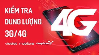 KIỂM TRA DUNG LƯỢNG 3G/4G Còn Lại Của Các Nhà Mạng Viettel, Mobifone, Vinaphone screenshot 5