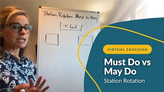 Must Do vs. May Do Station Rotation Lesson