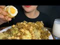 Mukbang eating Emirati  lamb Majboos اكل مجبوس لحم اماراتي