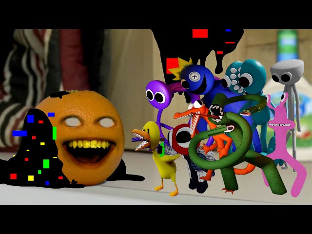 FNF Sliced But All Rainbow Friends Sing it | Pibby Annoying Orange x Rainbow Friends Sings Sliced class=