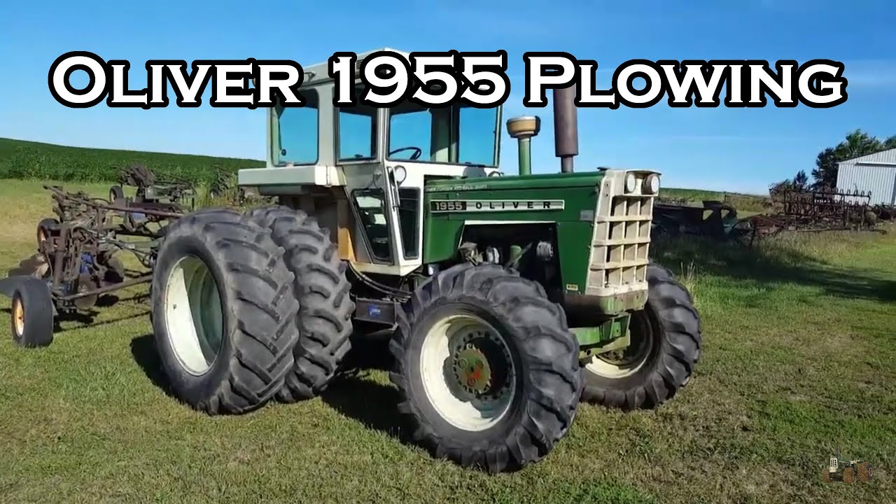 Oliver 1955 FWA tractor plowing with Oliver 448 plow. YouTube