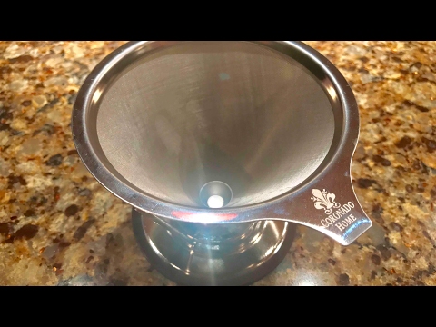 Stainless Steel Manual Drip Coffee Maker
