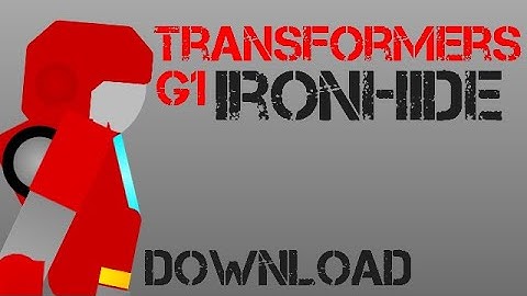 Transformers G1 Ironhide Download (stick nodes)