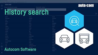 Autocom - History search in vehicle diagnostic software screenshot 5