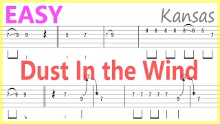 Kansas - Dust In The Wind Guitar Solo Tab+BackingTrack