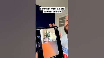 Hoe film je met de voor- en achtercamera op de iPad | Video met gesplitst scherm
