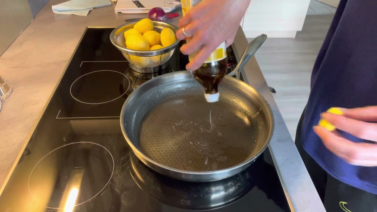 PamperedChef Edelstahlpfanne 30cm ( Bratkartoffeln 1. Teil )