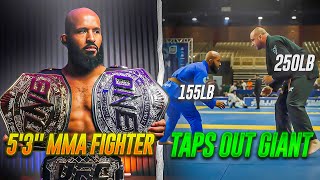 Demetrious Johnson Vs ULTRA Heavyweight | BJJ Rolling Commentary