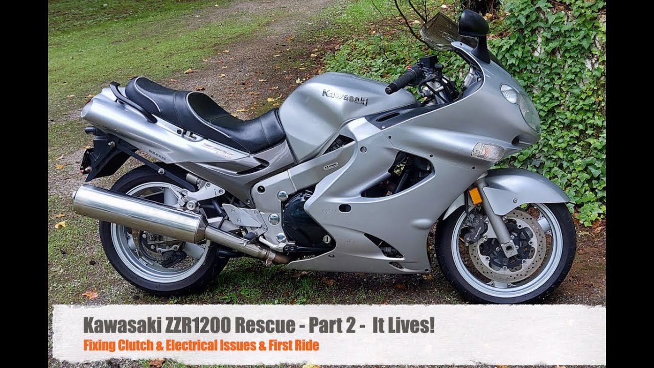 Kawasaki ZZR1200 Rescue - Part 2 - Fixing Clutch & Electrical