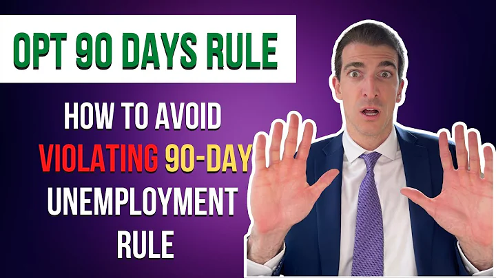 OPT 90 Days Rule - How to Avoid Violating 90 Day Unemployment Rule
