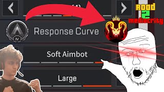 Apex Noob Changes Response Curve (HUGE DIFFERENCE) - Apex Road To Mediocrity (Episode 1)