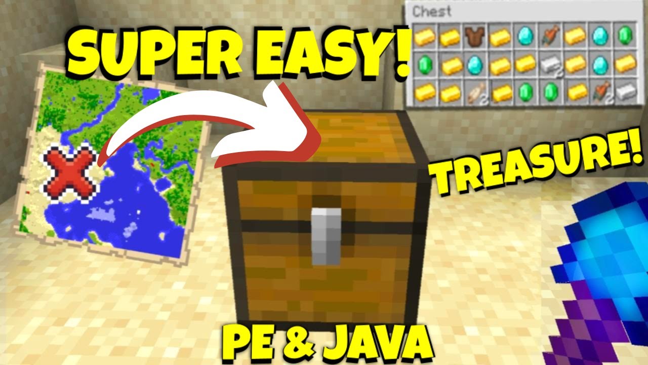 Did you know this buried treasure trick? #minecraft