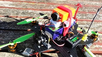 Custom hexacopter frame test flights