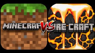 Minecraft PE VS Fire Craft