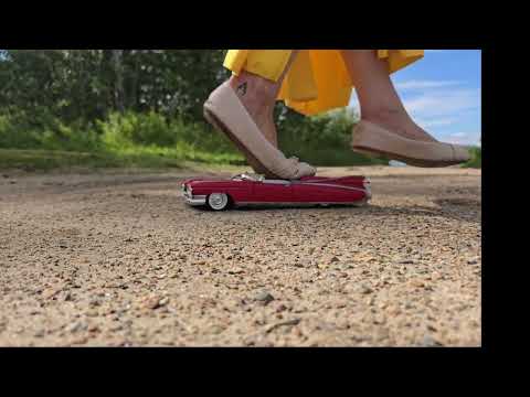 Model car crush with ballet flats. Full video coming to premium #asmrsounds #asmrcrushing