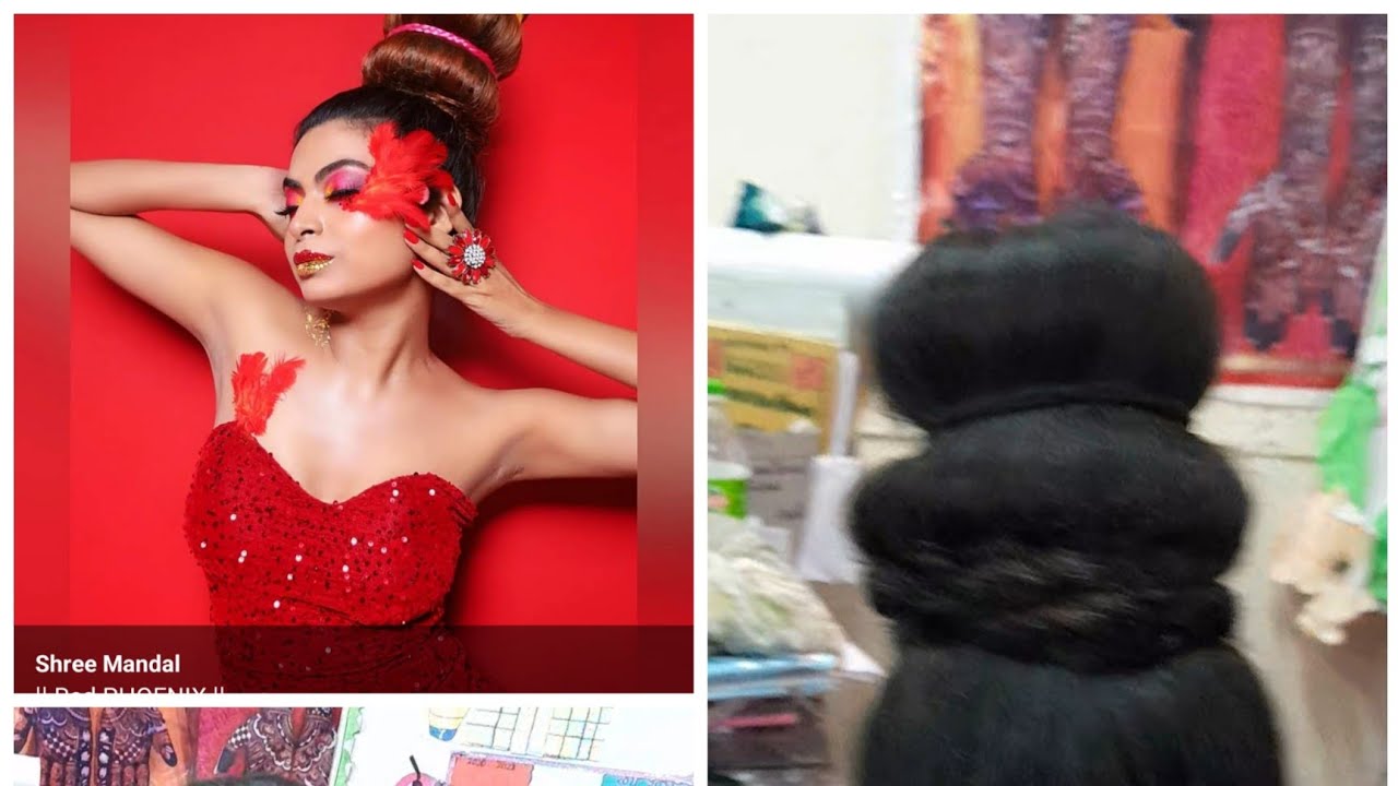 Makeover Modal Easy and Hot modal look Hair Style by kiran makeover . - YouTube