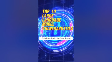 AI Security: Top 10 LLM Vulnerabilities Unveiled! Video (27 - 365) FULL VIDEO LINK IN DESCRIPTION
