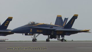 2012 Cleveland National Air Show Blue Angels demonstration highlights (Sunday)