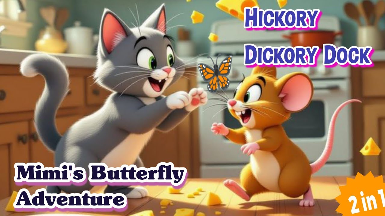 Short Stories for toddlers _ Mimi's Butterfly Adventure & Hickory Dickory Dock